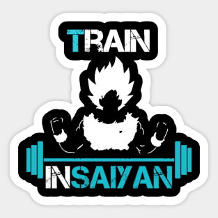 Train Insayan Super Sayan God Colors Sticker